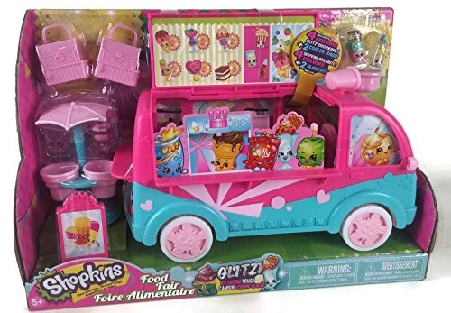 Shopkins Food Fair Ice Cream Truck Exclusive Glitzi I...
